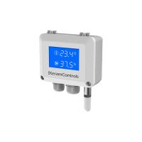 Transmetteur d'humidité de température avec 0 à 100% d'humidité de fonctionnement et rétroéclairage LCD