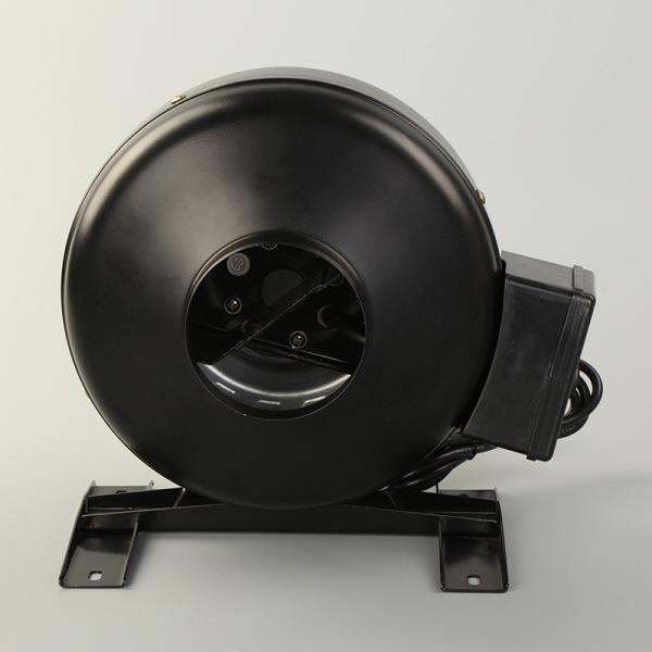 Ventilador centrífugo de plástico sem escovas Dc para trás para sistema de escape industrial