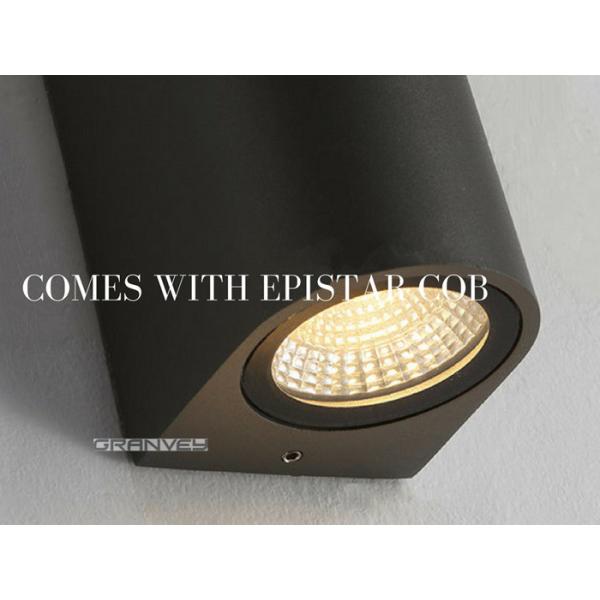 Contemporary Black Up Down Outdoor Wall Lights , Exterior Wall Sconce 2700K-6500K