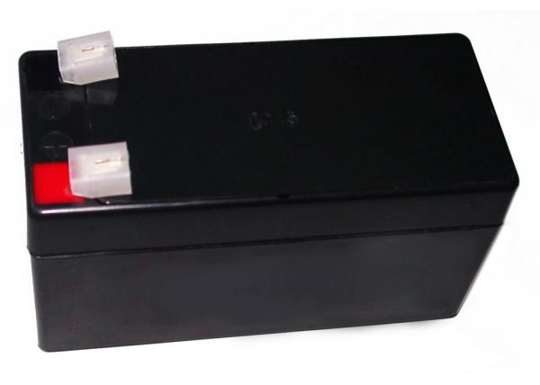 Black Sealed Lead ECG Battery 12V 1300mAh For Ge Mac 500 Ecg Machine BT1.3-12