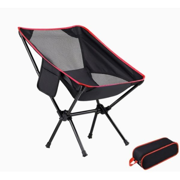 3.5kg 116CM Modern Camping Outdoor Chairs Folding Rocking Beach Moon Chair
