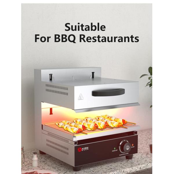 Регулируемый подъемник Саламандер гриль Электрическое коммерческое оборудование ресторана 600*480*530 мм