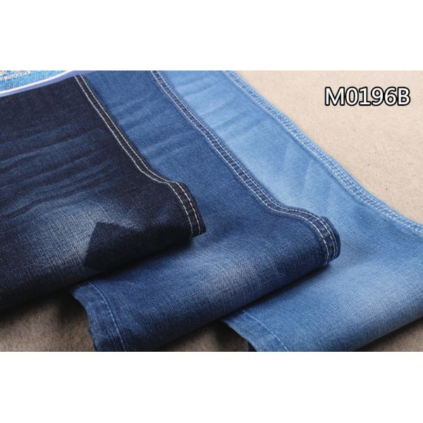 6.5oz Cotton Spandex Lyocell Denim Fabric for Shirt Warp Slub