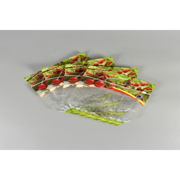 Watermelon Fresh Fruit Bags Reusable Stand Up Pouch Zipper Pe Plastic Food Grade