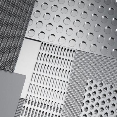 4mm Thickness Diamond Hexagonal Aluminum Perforated Sheet Decorative