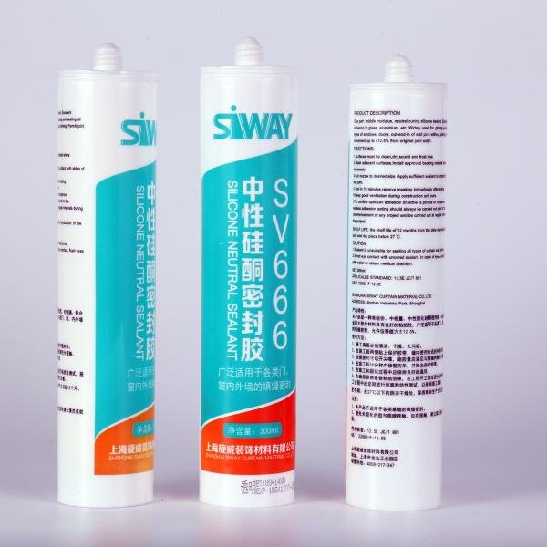Fire Resistant Neutral Cure Silicone Sealant Single Component For Aluminum Alloy