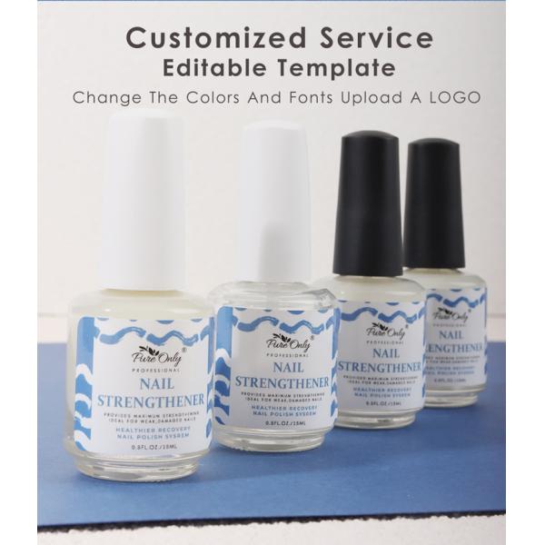 Personnalisez votre propre vernis fortifiant naturel pour ongles Source de lumière NON-LED pour des ongles sains et forts