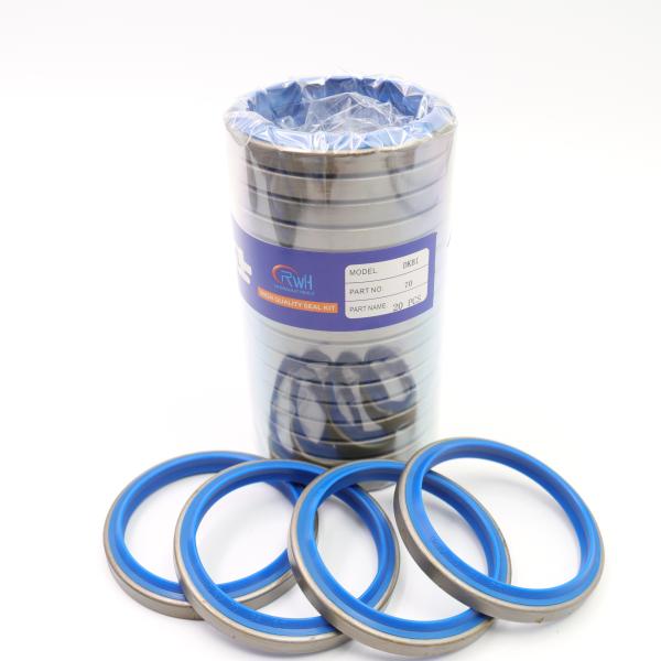 Уплотнение DKBI счищателя гидравлического цилиндра утюга 30Mpa PU с голубым цветом