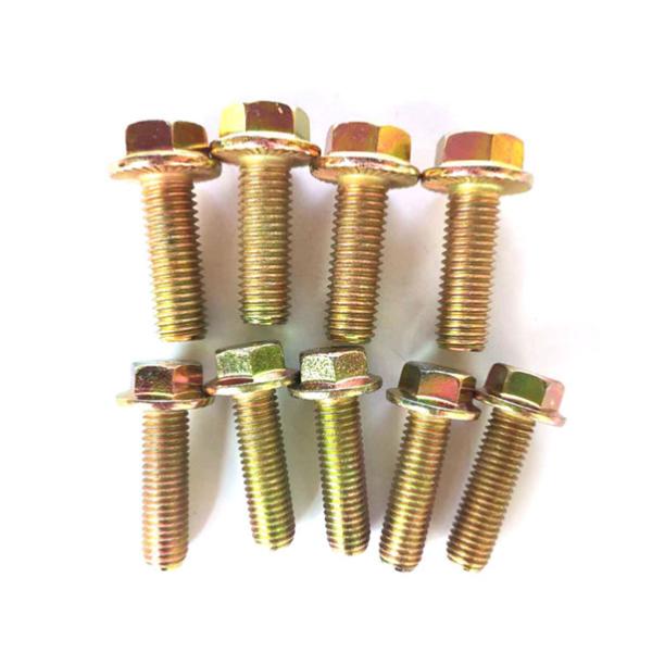 Hot Sale Din6921 Stainless Steel 304 316 Hexagon Flange Bolt Grade 8.8/10.9 /12.9 Customization High Quality