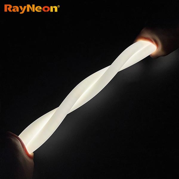 Circular Silicone Neon LED Strip Lights IP67 Waterproof 360 Degree Flex Neon Light Profile