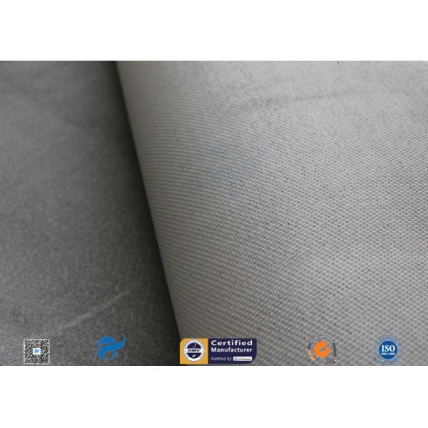 Серый силикон покрыл стеклянной стекло ткани 1500гсм 2 покрытое стороной - ткань волокна