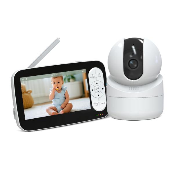 5V 2A HD Baby Monitor with Night Vision and Two-Way Audio