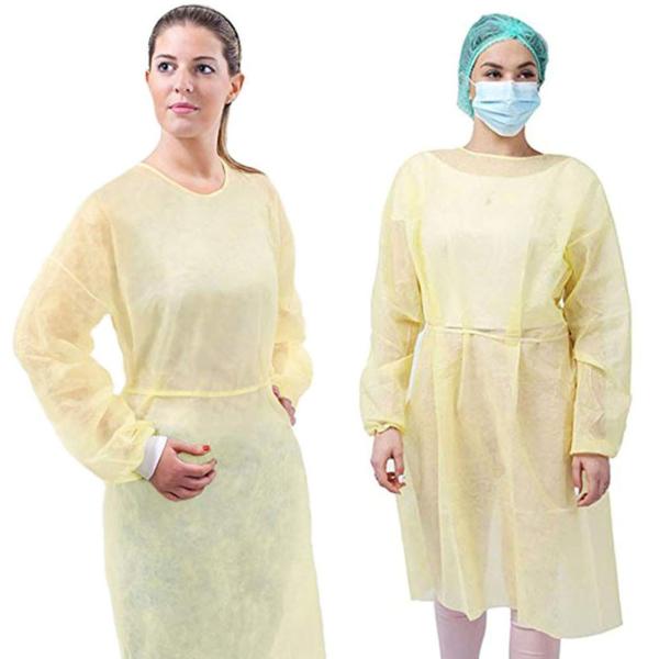 PPE Medical Disposable Long Sleeve Hospital Patient Gowns For Sale
