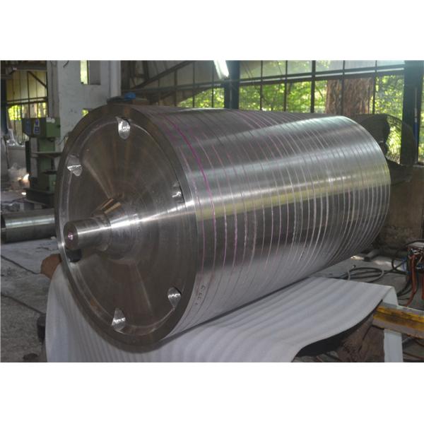 2000m/Min Grooved Press Roll Paper Making Machine Parts CE