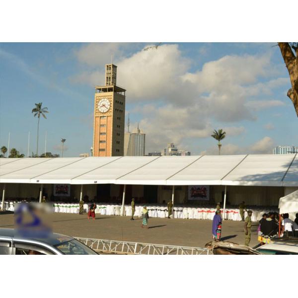 Pvc Clear Roof 40m Event Marquee Tent For Commercial Conference / Election Meeting
