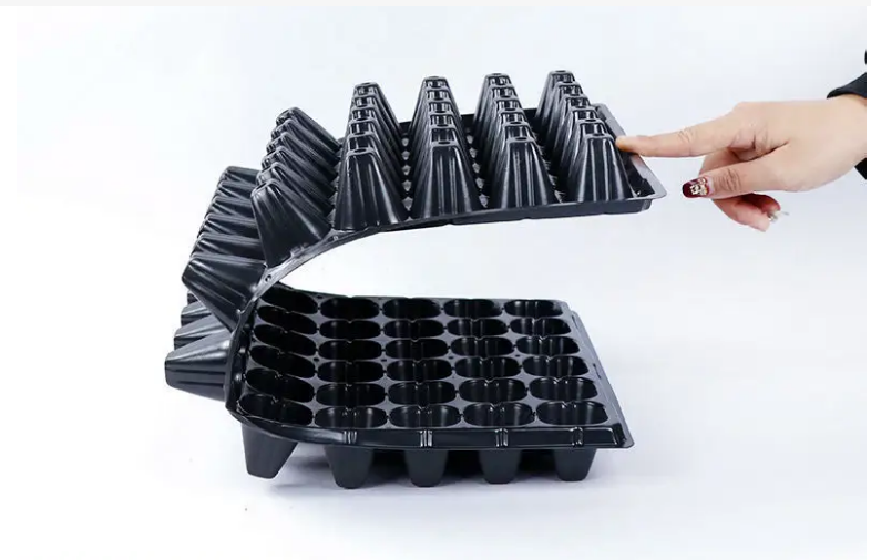 Семя штепсельной вилки PVC начиная пластиковые подносы прорастания засаживает распространение 0.7mm 2.3mm