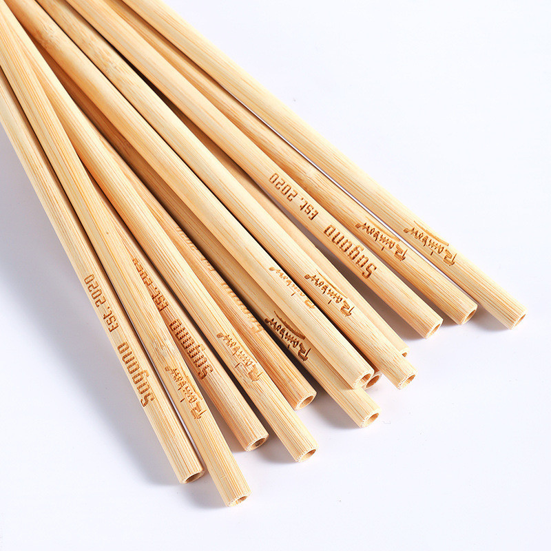 Shipping Cost Reusable Organic Bamboo Fiber Drinking Straw for Hot/Cold Beverage
