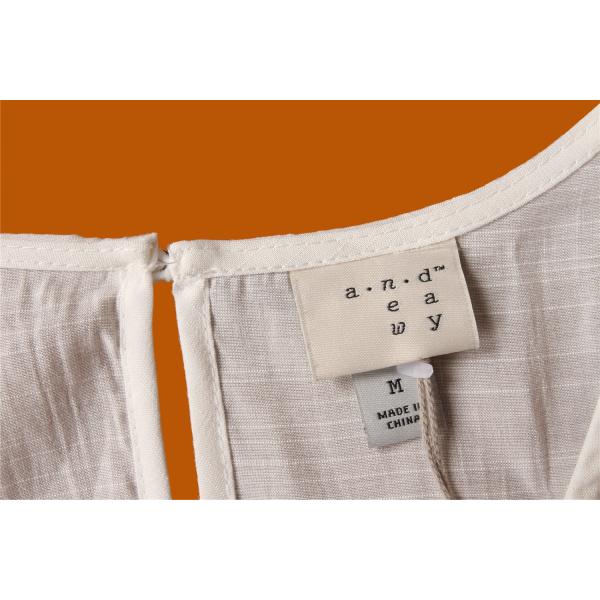 Cute Simple Princess Collar Ladies White Casual Dresses 68% Rayon 32% Polyeser