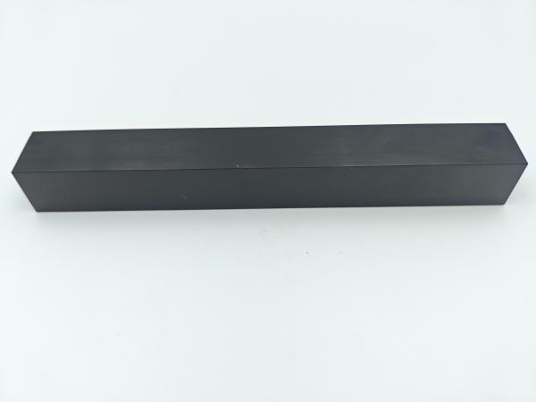 Black Anodized Extruded Aluminum Tube / Waterproof Square Aluminum Tube