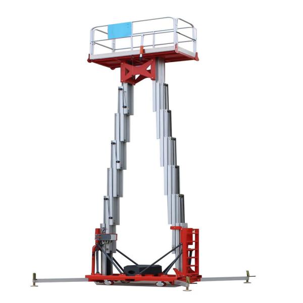 Hyd 10m Vertical Mast Boom Aluminium Alloy Aerial Work Platforms