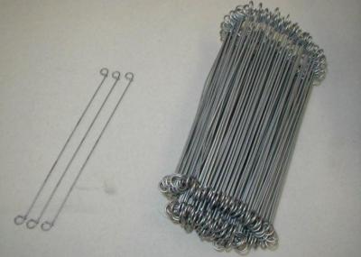 Galvanized Double Loop Rebar Tie Wire 16 Gauge 6 inch Length For Construction