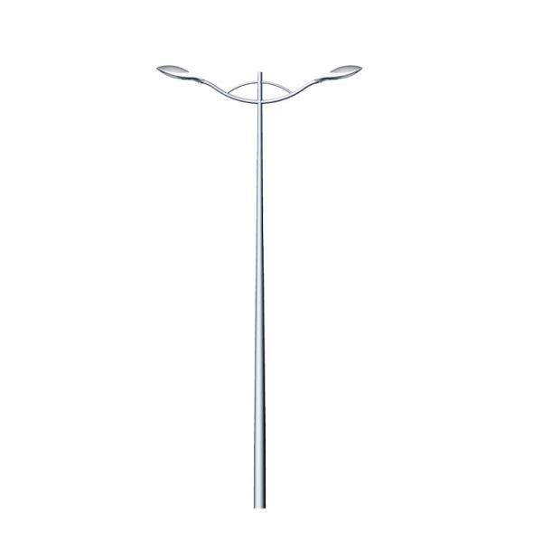 Hot Dip Galvanized Solar LED Street Light Pole All In One Q235b Metal