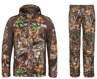 Breathable Camouflage Hunting Coat For Outdoor 100% Polyester Material