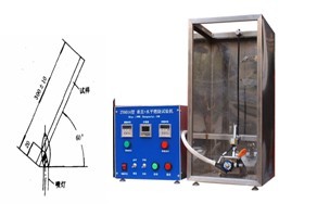 Оборудование для испытаний огня провода, один кабель склонило тестер сгорания