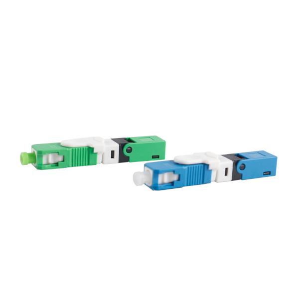 Соединитель оптического волокна SC/APC FTTH ESC250d быстрый для крытого кабеля
