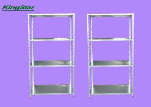 4 Tier 40kg Adjustable Metal Shelves Racks For Home kitchen  Galvanized