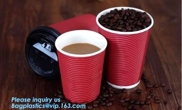 12oz PLA paper cup from China supplier,double wall paper cup printed disposable paper cup for coffee, BAGPLASTICS, BAGEA
