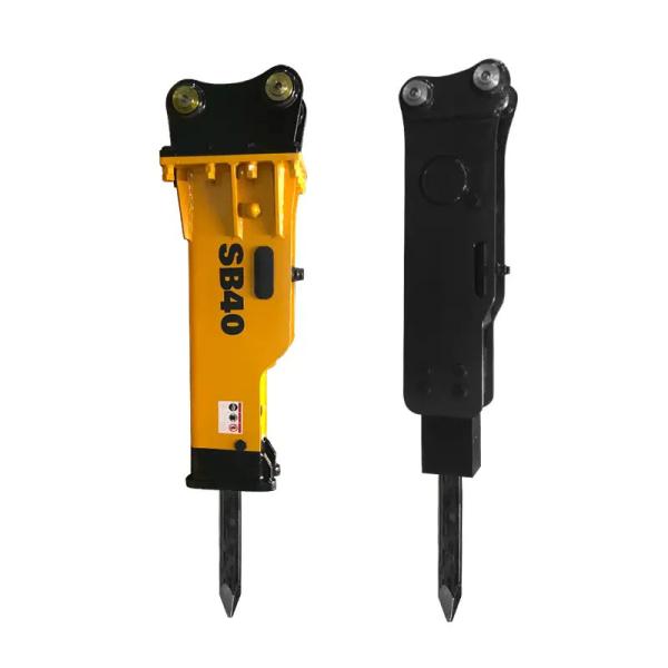 2ton Mini Excavator Hydraulic Breaker Rock Hammer Sb20 20CrMo Forged Steel