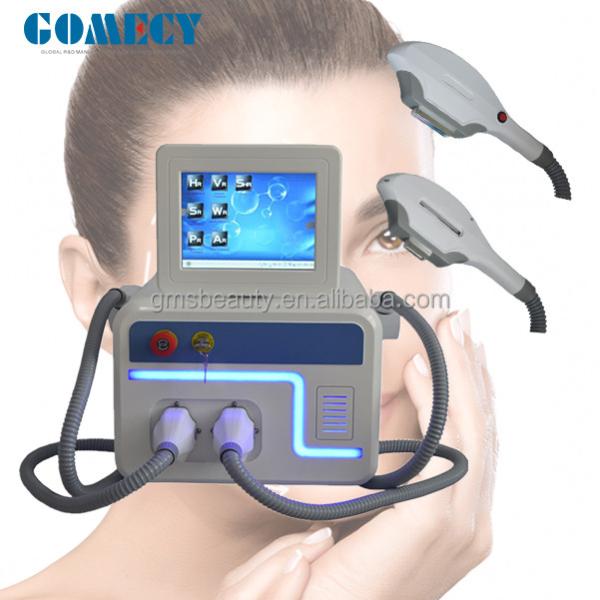 IPL 2 Handles Skin Rejuvenation Acne Treatment Vascular Hair Removal Machine