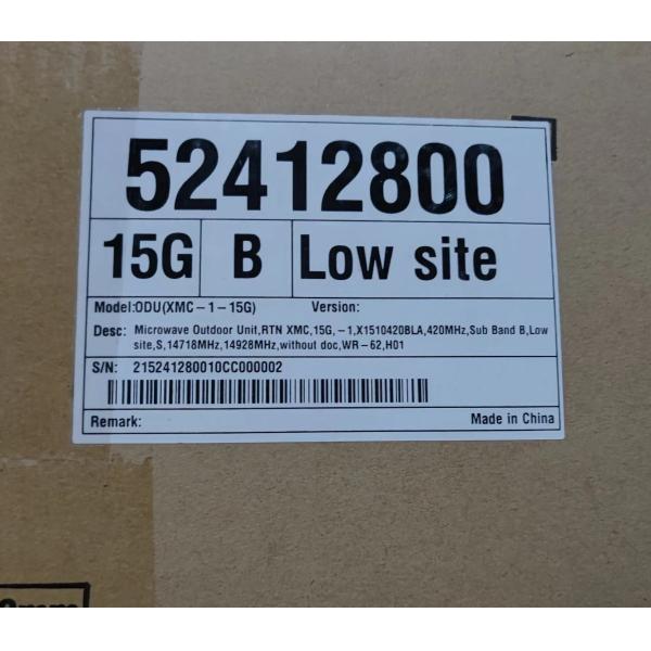 Original Package Used 15G Frequency Wireless Microwave RTN XMC 52412801 52412800 Stock