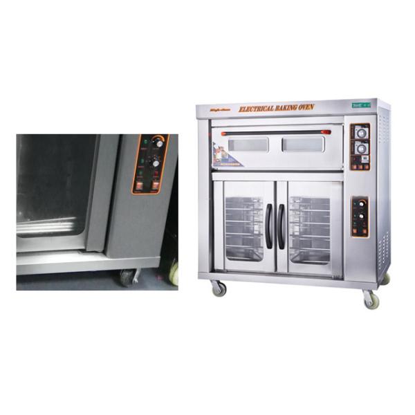 Electric Bread Commercial Kitchen Proofer Single Deck Twelve Trays Temperature Controller 220V