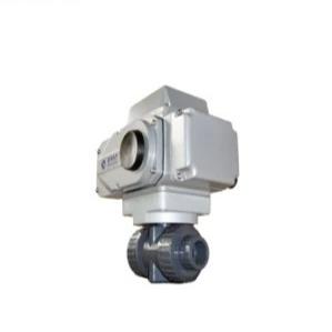 3 PC UPVC Electric Ball Valve For Agriculture And Water Irrigation Plumbing System