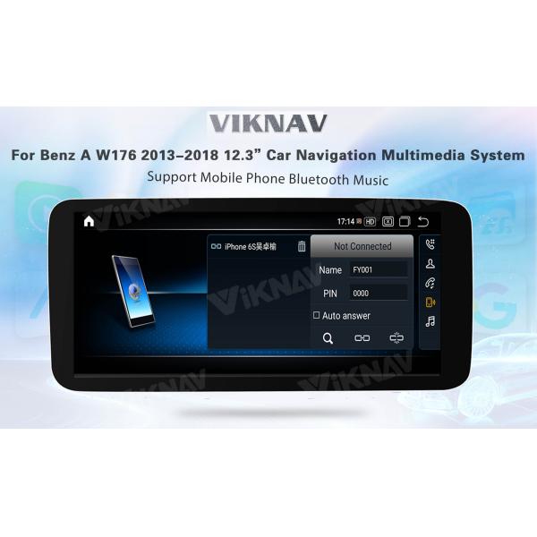 Viknav 12.3 дюймовый Android Для Benz A W176 CLA C117 GLA X156 G W463 2013-2018 GPS Автомобиль с экрановым радиоплеером (NTG5.0)