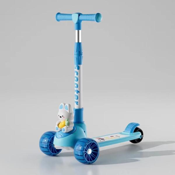 Durabilidade 6km/h Crianças 3 Rodas Scooter brinquedos Scooter dobrável personalizável