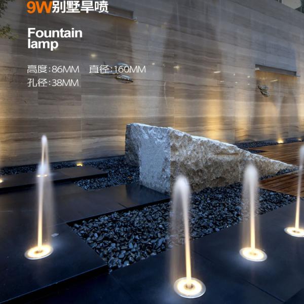 IP68 LED Fountain light underwater light waterscape light waterproof spot light colorful landscape light