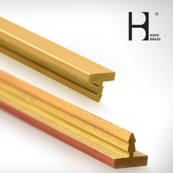 Corrosion Resistant 61% Copper T Slot Framing For Decorative Trims