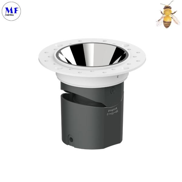 LED teto Grill Down Light Alumínio Casa Ocultado Spotlight Iluminação Interior OEM 5W 10W 18W 2inch 3inch 4inch