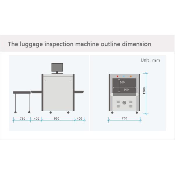 Общественная нагрузка изображения 120kg цвета блока развертки багажа блока развертки x Рэй багажа с системой деятельности Линукса