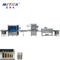Óleo de METICA CBD que engarrafa e máquina de engarrafamento do vidro da máquina de etiquetas 0.6-0.8Mpa
