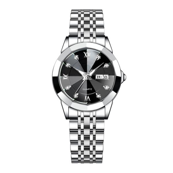 Swiss Waterproof Women'S Watch Luminous Double Calendar Watch For Women