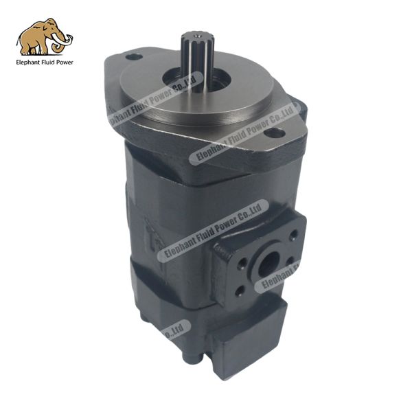Double Gear Pump 14561971 Iron Cast for Volvo EC330B EC360B EC360C Excavator with 100% Interchange and One Year Warranty