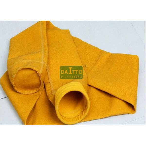 Polyamide P84 Dust Filter Bag Non Woven Anti Static Featuring Custom Diameter