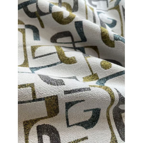 390GSM geometry woven jacquard sofa fabric