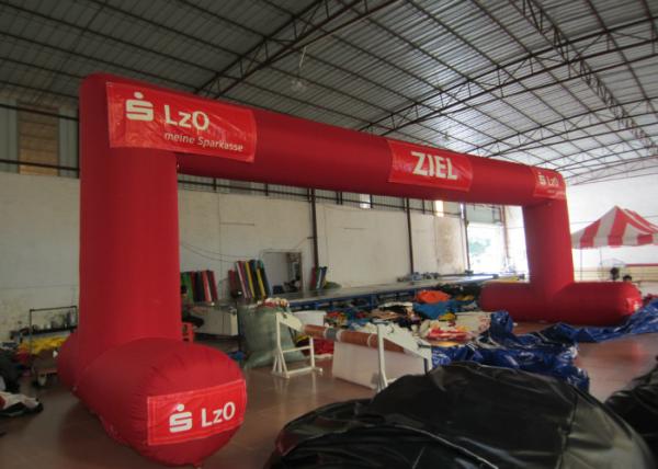 Commercial Activities Inflatable Entrance Arch 9.5 X 3.5m , Outdoor Giant Inflatable Advertising