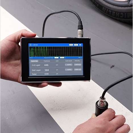 86216 Multilayer Ultrasonic  Coating Thickness Gauge with Micron-Level Accuracy and High-Definition IPS Color Display