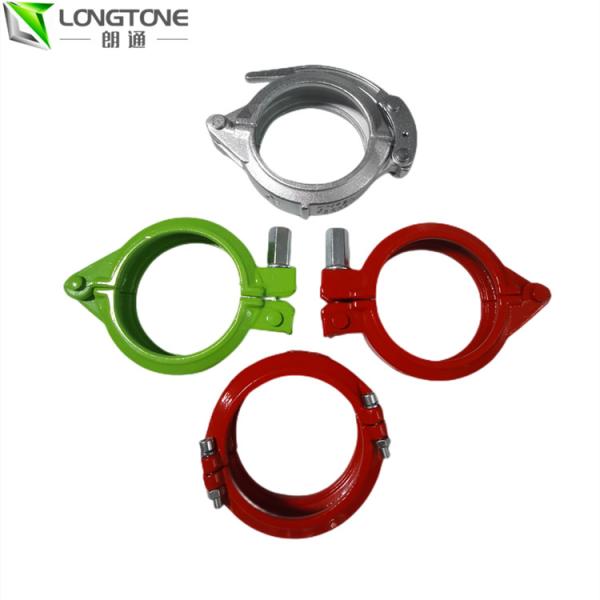 Части конкретного насоса Putzmeister стальной отливки, быстрые щелчковые зажимы для резиновой трубы конкретного насоса